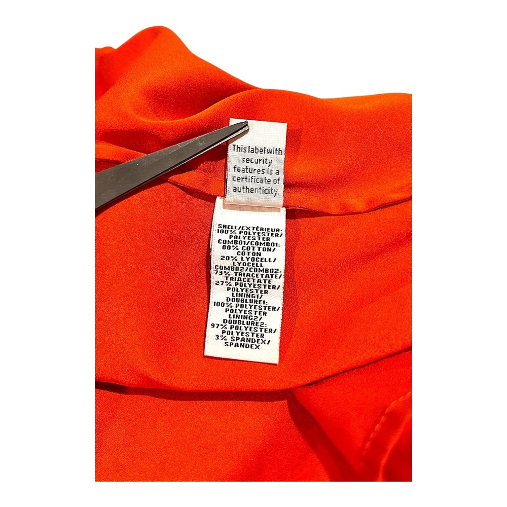 Diane von Furstenberg Tatiana Lace Skirt Womens Orange Size 8‎ - Picture 6 of 13